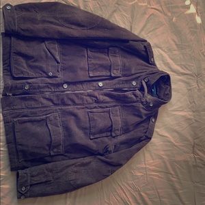 Tommy Hilfiger Men's Full Zip Button Cord Jacket